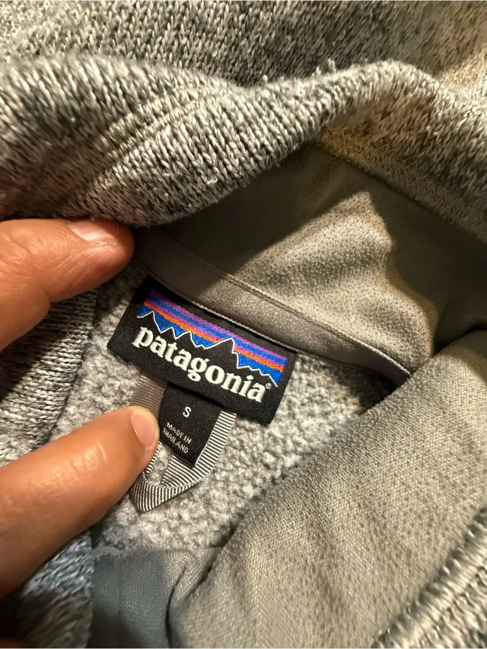 Patagonia Women’s Heather Gray Half-Zip Fleece Pullover